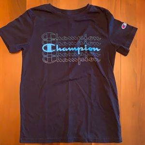 Boys navy Champion t-shirt